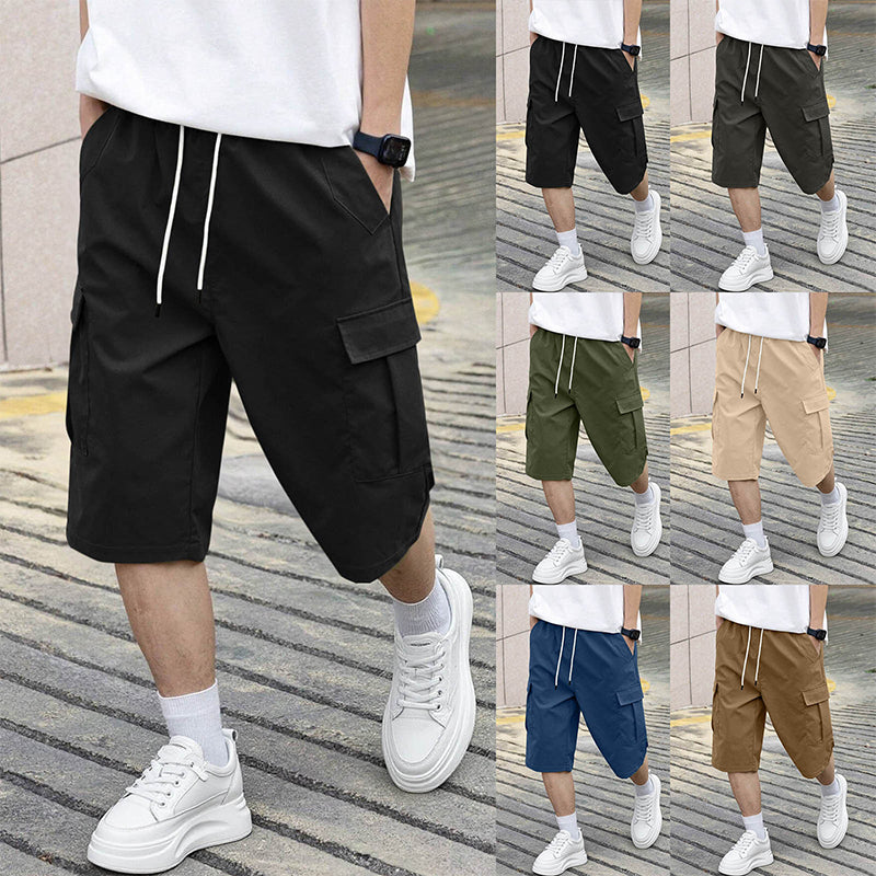 🩳 50% RABATT JETZT! 🔥 Herren Cargo-Shorts mit Kordelzug – Leicht, Mehrere Taschen & Elastischer Bund – Ideal für Wandern, Reisen & Heiße Sommertage ☀️