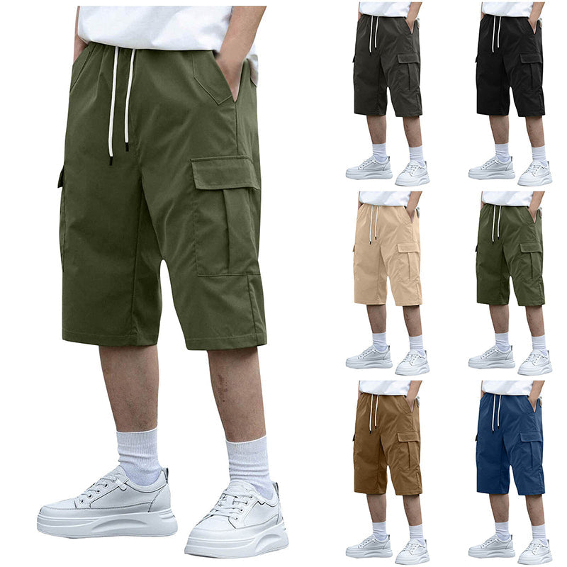 🩳 50% RABATT JETZT! 🔥 Herren Cargo-Shorts mit Kordelzug – Leicht, Mehrere Taschen & Elastischer Bund – Ideal für Wandern, Reisen & Heiße Sommertage ☀️