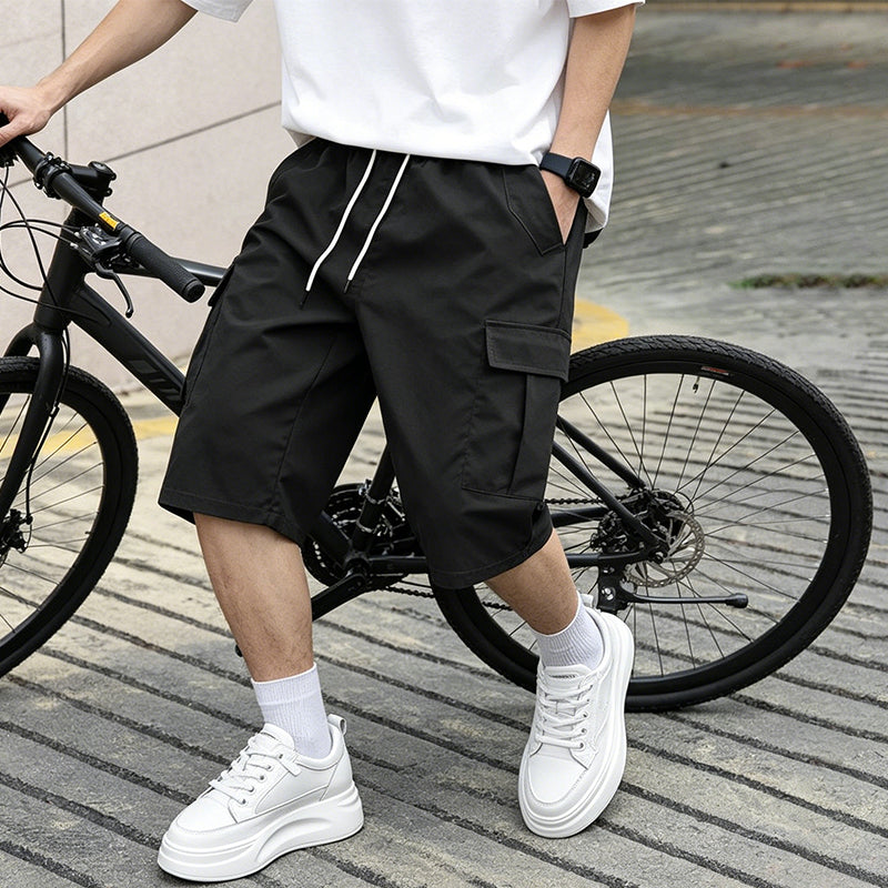 🩳 50% RABATT JETZT! 🔥 Herren Cargo-Shorts mit Kordelzug – Leicht, Mehrere Taschen & Elastischer Bund – Ideal für Wandern, Reisen & Heiße Sommertage ☀️