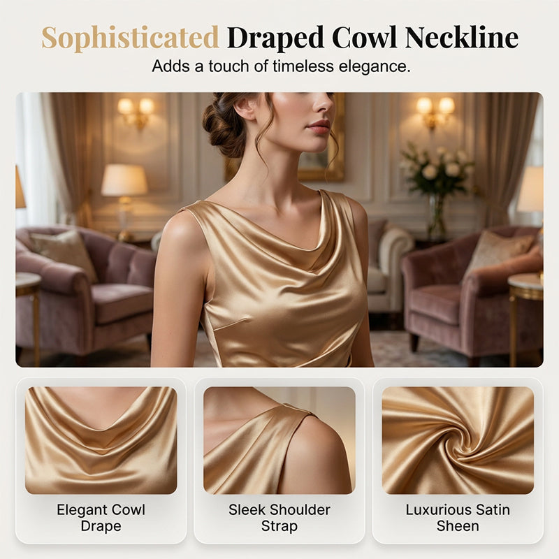 ⏰ 40 % RABATT – Nur für kurze Zeit ✨Elegantes Damen Midikleid 💃 Perfekt für Abendessen, Hochzeiten & Partys