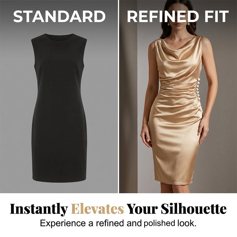 ⏰ 40 % RABATT – Nur für kurze Zeit ✨Elegantes Damen Midikleid 💃 Perfekt für Abendessen, Hochzeiten & Partys