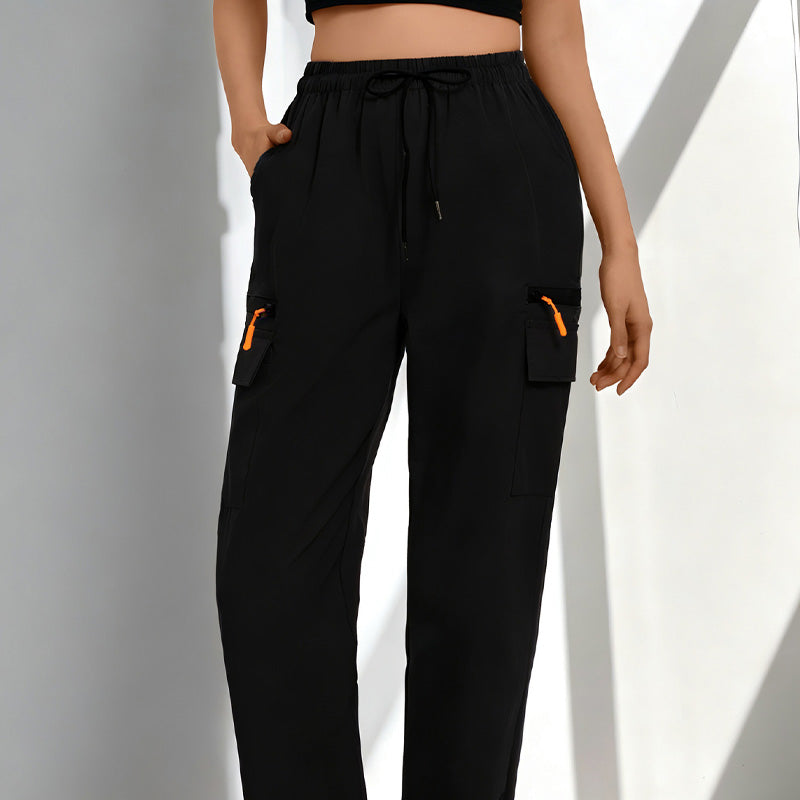 ⏰ 50 % RABATT – Nur für kurze Zeit ✨Schnelltrocknende Damen Sporthose 🏃‍♀️ Leicht, Luftig & Mit Praktischen Taschen