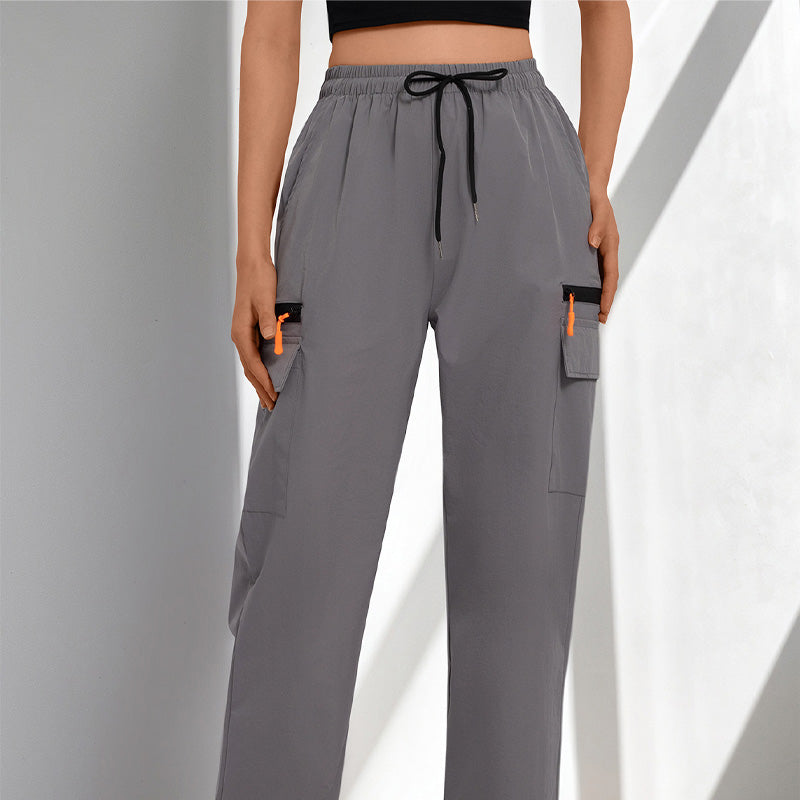 ⏰ 50 % RABATT – Nur für kurze Zeit ✨Schnelltrocknende Damen Sporthose 🏃‍♀️ Leicht, Luftig & Mit Praktischen Taschen
