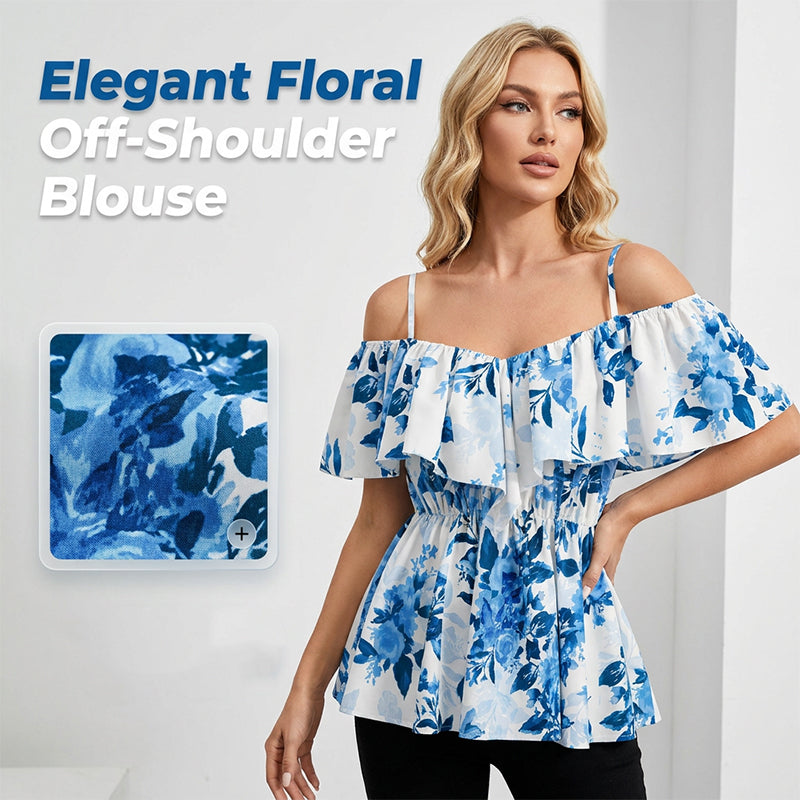 ⏰ 50 % RABATT – Nur für kurze Zeit ✨Großgrößen Damen Cami Top ✨ Schulterfrei, Locker & Mit Rüschenbesatz