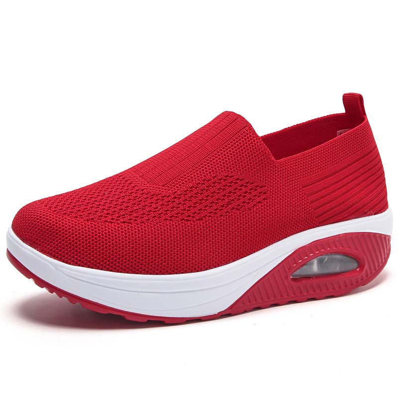 📢Mid-Season Sale: −50% nur für kurze Zeit⏰👟 Damen-Freizeitschuhe im Slip-On-Stil – dicke Sohle, Luftpolster, atmungsaktives Strickmaterial & bequem für Alltag & Reisen ☀️