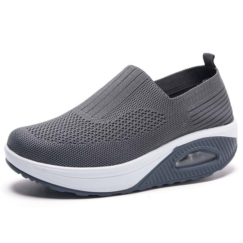 📢Mid-Season Sale: −50% nur für kurze Zeit⏰👟 Damen-Freizeitschuhe im Slip-On-Stil – dicke Sohle, Luftpolster, atmungsaktives Strickmaterial & bequem für Alltag & Reisen ☀️
