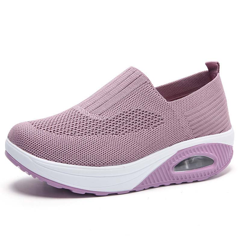 📢Mid-Season Sale: −50% nur für kurze Zeit⏰👟 Damen-Freizeitschuhe im Slip-On-Stil – dicke Sohle, Luftpolster, atmungsaktives Strickmaterial & bequem für Alltag & Reisen ☀️