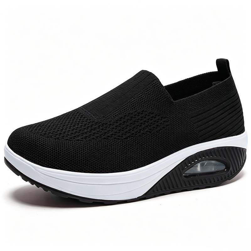📢Mid-Season Sale: −50% nur für kurze Zeit⏰👟 Damen-Freizeitschuhe im Slip-On-Stil – dicke Sohle, Luftpolster, atmungsaktives Strickmaterial & bequem für Alltag & Reisen ☀️