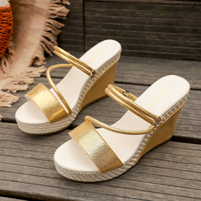 ⏰ 50 % RABATT – Nur für kurze Zeit ✨Damen Keilsandaletten mit Absatz 👡 Bequem, Elegant & Sommerlich Leicht