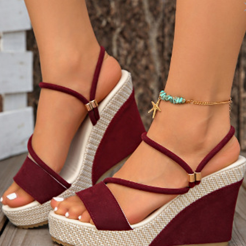 ⏰ 50 % RABATT – Nur für kurze Zeit ✨Damen Keilsandaletten mit Absatz 👡 Bequem, Elegant & Sommerlich Leicht