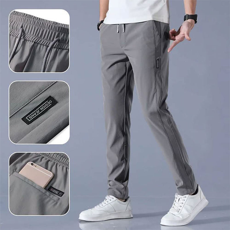 🏃‍♂️ ZEITLICH BEGRENZT 50% RABATT! ✨ Herren Eisseide Jogginghose – Schnelltrocknend, Lockere Passform, Leicht ❄️