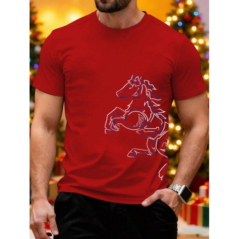 ⏰ 50 % RABATT – Nur für kurze Zeit ✨Herren-T-Shirt mit Spielkartenmotiv