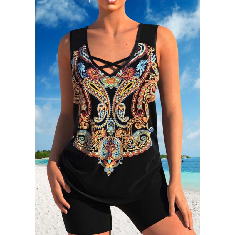 ⏰ 50 % RABATT – Nur für kurze Zeit ✨Sportlicher Damen Bikini 🌊 Zweiteiliges Beachwear Set für Sommer & Strand