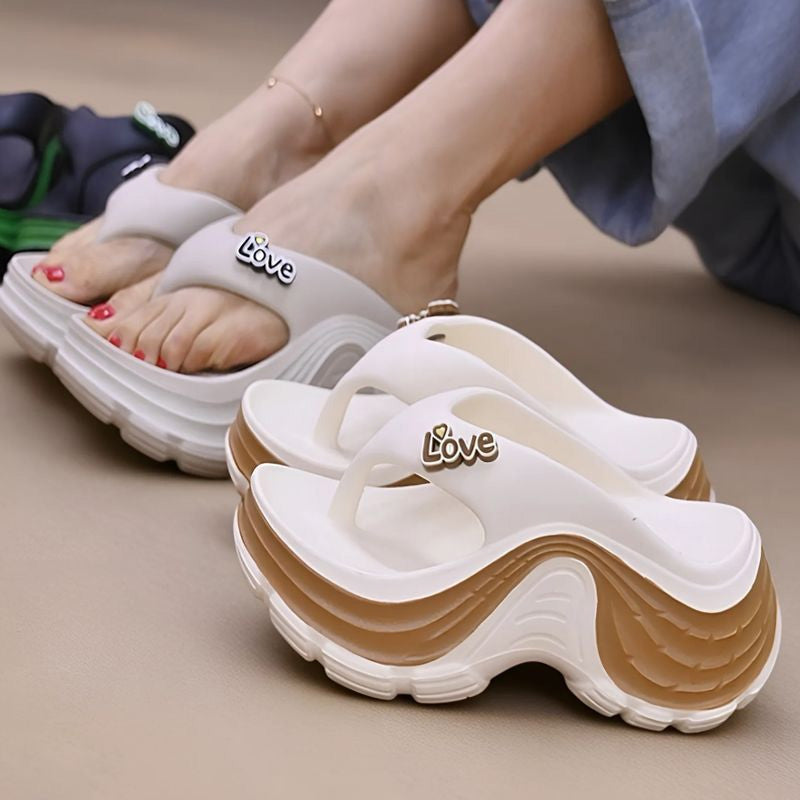 ⏰ 50 % RABATT – Nur für kurze Zeit ☀️✨ Modische Plateau-Zehentrenner für Damen – Bequem & stilvoll durch den Sommer