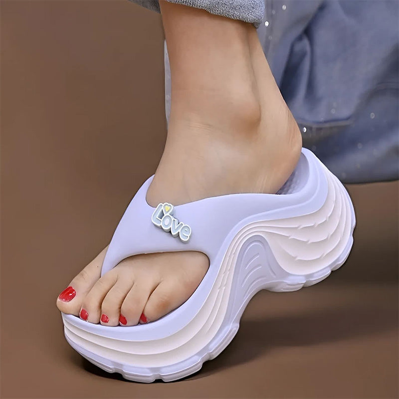 ⏰ 50 % RABATT – Nur für kurze Zeit ☀️✨ Modische Plateau-Zehentrenner für Damen – Bequem & stilvoll durch den Sommer