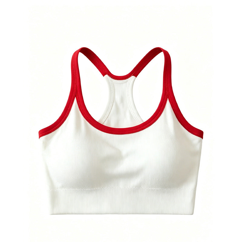 👚✨ Geripptes Cropped-Trägertop mit Racerback-Ausschnitt – Bequem & figurbetont