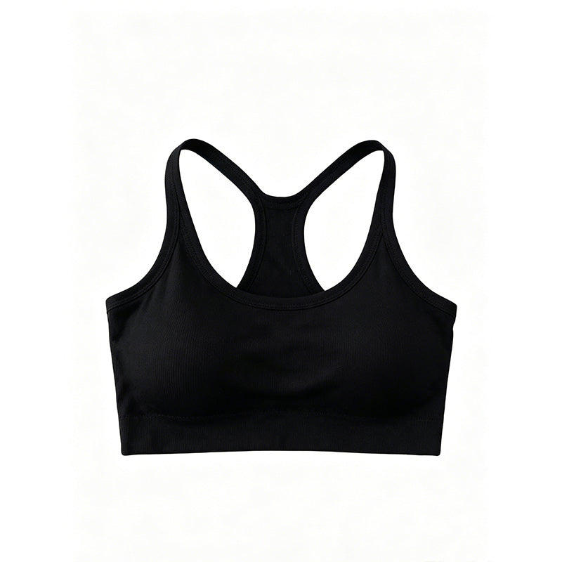 👚✨ Geripptes Cropped-Trägertop mit Racerback-Ausschnitt – Bequem & figurbetont
