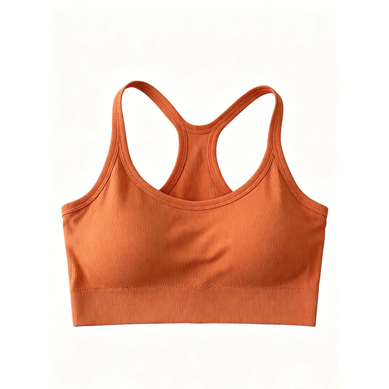 👚✨ Geripptes Cropped-Trägertop mit Racerback-Ausschnitt – Bequem & figurbetont