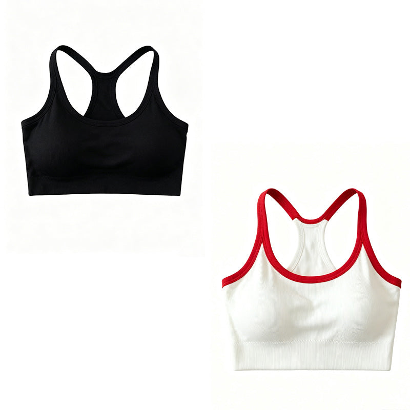 👚✨ Geripptes Cropped-Trägertop mit Racerback-Ausschnitt – Bequem & figurbetont