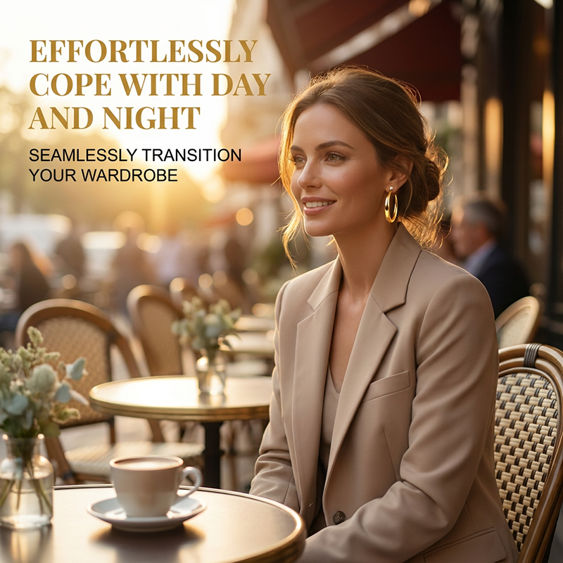 ⏰ 50 % RABATT – Nur für kurze Zeit ✨Elegante Damen Creolen ✨ Chic, Modern & Zeitloses Design