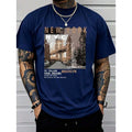 Herren T-Shirt mit New York City Print 🗽 Lässig, Bequem & Zeitlos im Urban Look