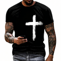 Grafik-T-Shirt für Herren mit religiösem Motiv