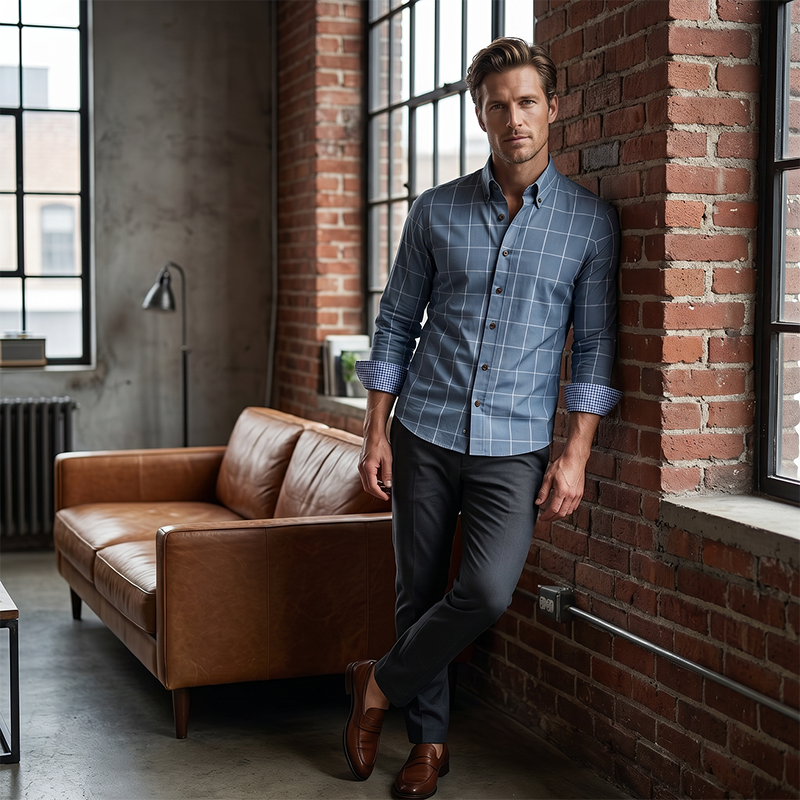 Herren Karohemd Modern Fit 👔 Lässig, Stilvoll & Vielseitig Kombinierbar