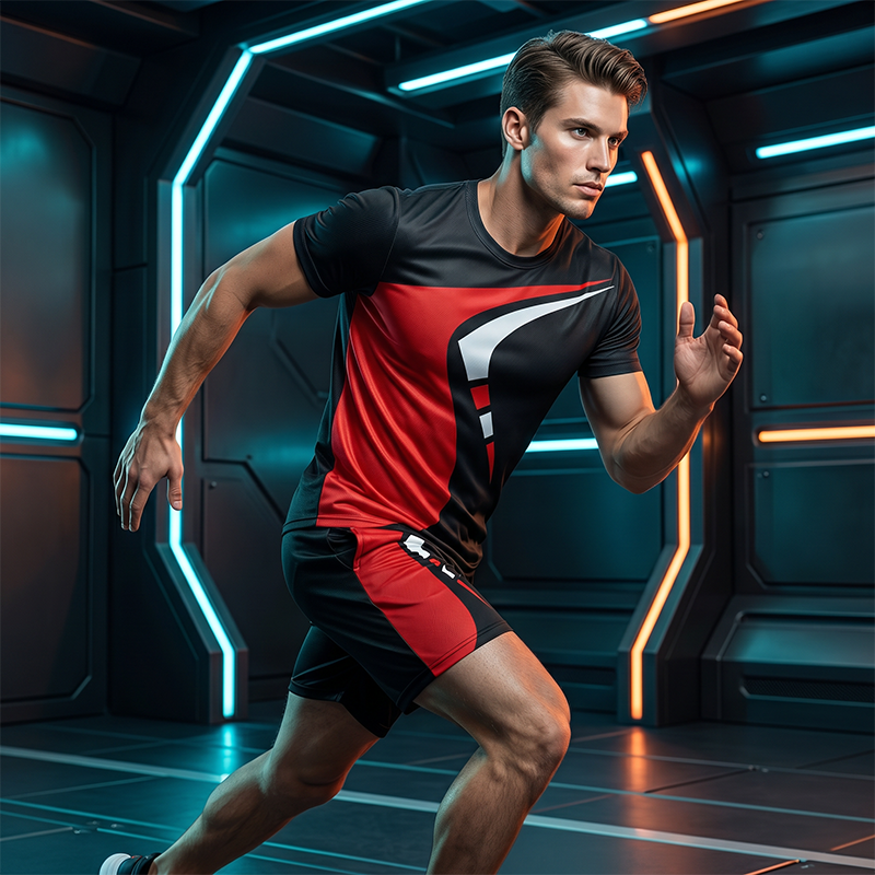 🌞 Sommerneuheiten – Jetzt bis zu 50% sparen! 👕 Herren T-Shirt & Shorts Set mit Print ☀️ Bequem, Lässig & Ideal für den Sommer