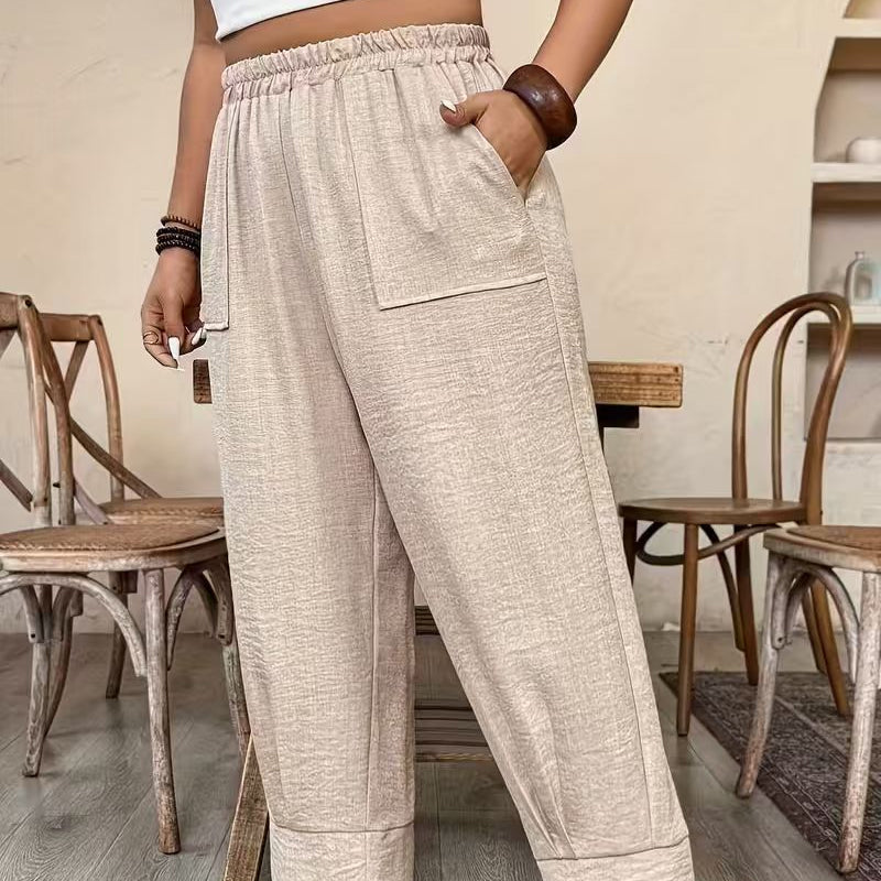 👖 LIMITIERTE AKTION: 50 % RABATT! 👖 Damen Freizeithose ✨ Lockerer Schnitt, Schmal Zulaufendes Bein & Bequemer Tragekomfort
