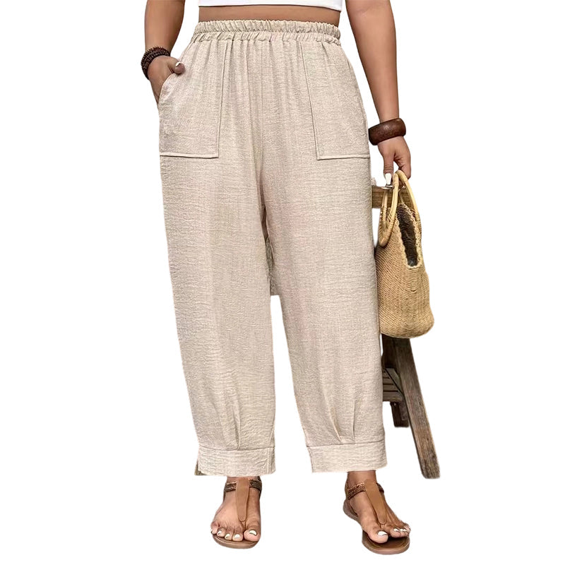 👖 LIMITIERTE AKTION: 50 % RABATT! 👖 Damen Freizeithose ✨ Lockerer Schnitt, Schmal Zulaufendes Bein & Bequemer Tragekomfort