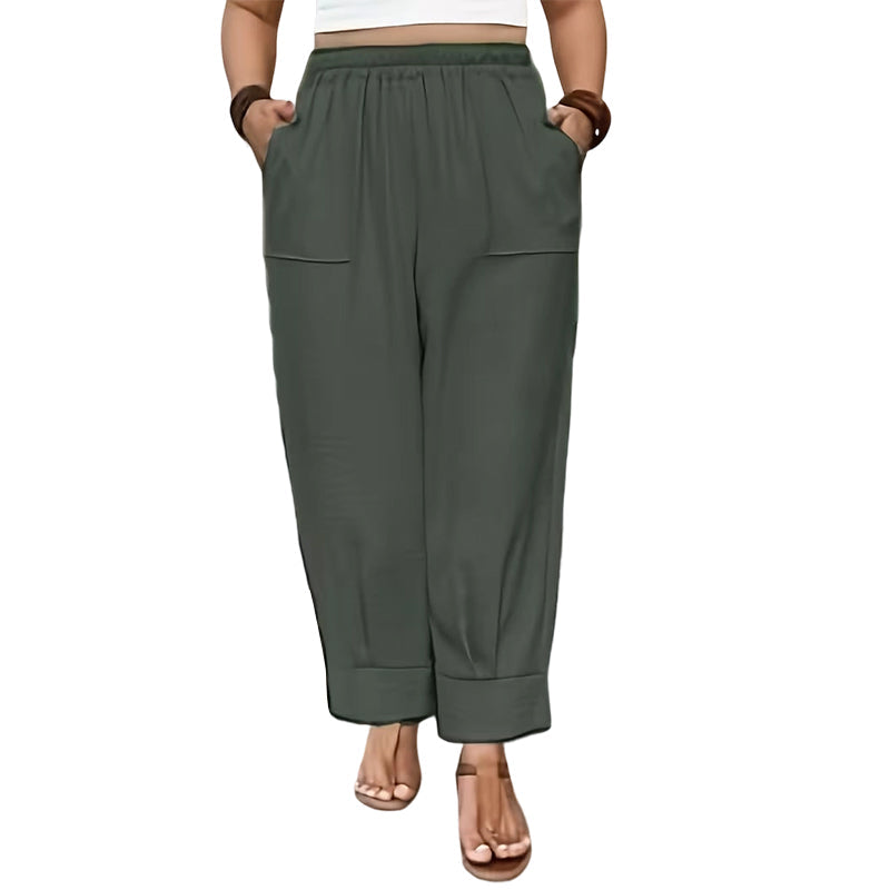 👖 LIMITIERTE AKTION: 50 % RABATT! 👖 Damen Freizeithose ✨ Lockerer Schnitt, Schmal Zulaufendes Bein & Bequemer Tragekomfort