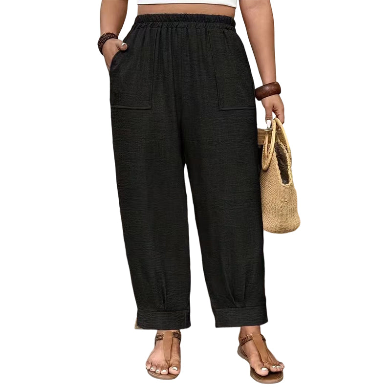👖 LIMITIERTE AKTION: 50 % RABATT! 👖 Damen Freizeithose ✨ Lockerer Schnitt, Schmal Zulaufendes Bein & Bequemer Tragekomfort