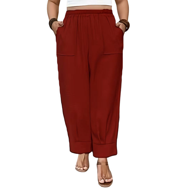 👖 LIMITIERTE AKTION: 50 % RABATT! 👖 Damen Freizeithose ✨ Lockerer Schnitt, Schmal Zulaufendes Bein & Bequemer Tragekomfort