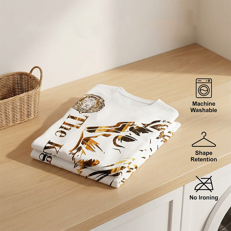 📢Mid-Season Sale: −50% nur für kurze Zeit⏰🦁 2-teiliges Freizeit-Set für Herren – mit Löwen-Print, bequemes Oberteil & Shorts, atmungsaktiv & vielseitig für Sommer & Alltag ☀️🩳