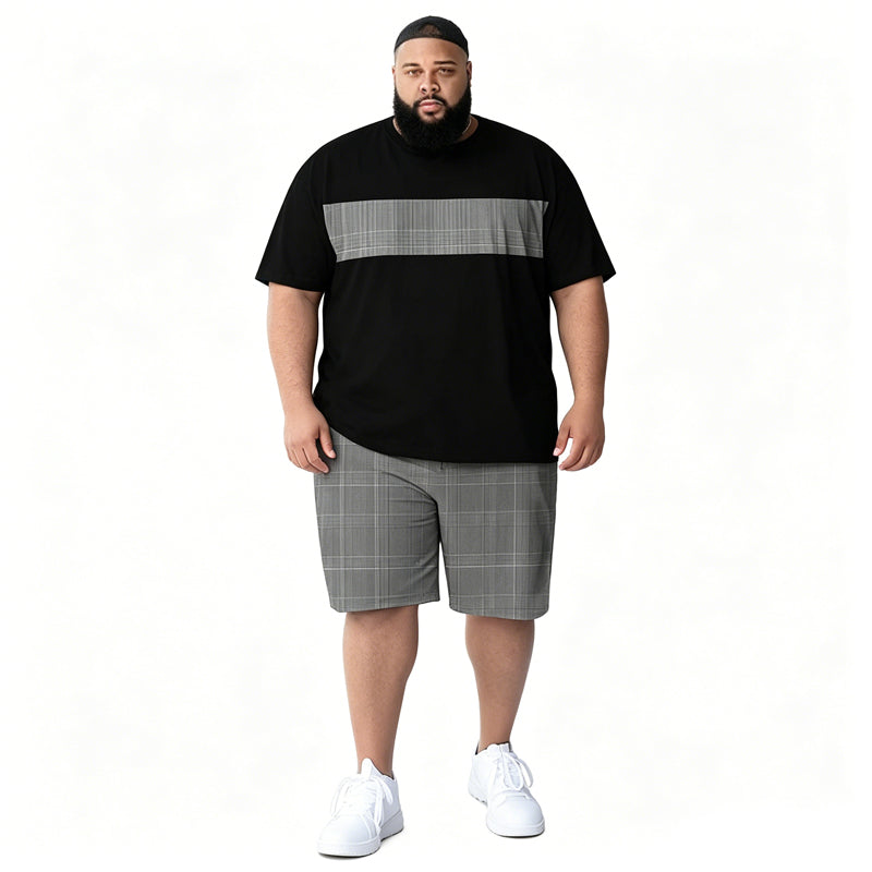 👕 Sommer-Freizeitset für Herren in Übergrößen – bequemes Top & kurze Hose, atmungsaktiv & alltagstauglich ☀️🩳
