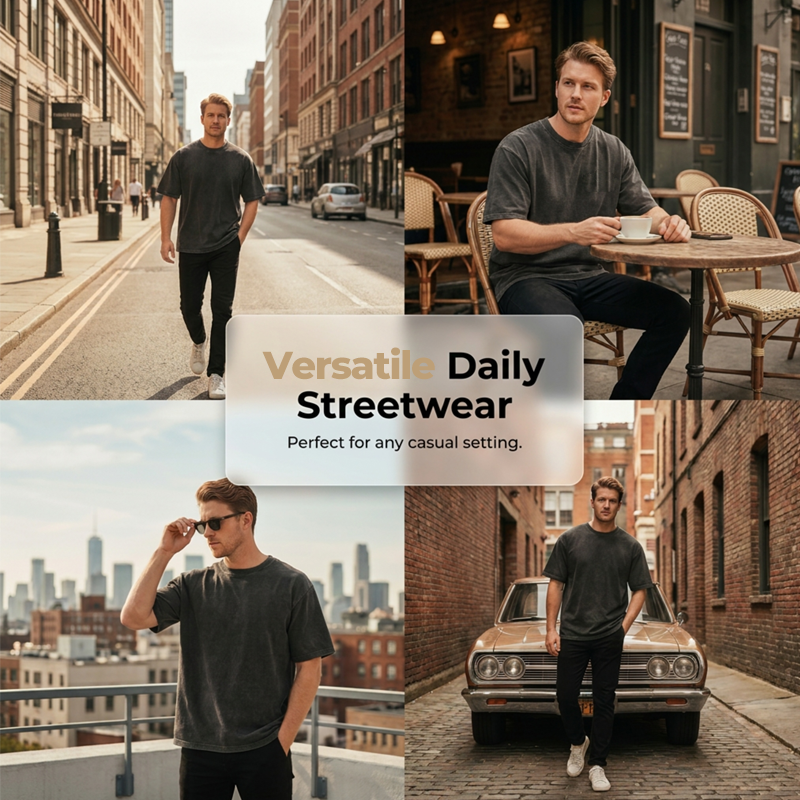🛍️ Bedrucktes Herren-/Damen-Shirt im Retro-Look – 50 % Rabatt, atmungsaktiv & vielseitig kombinierbar