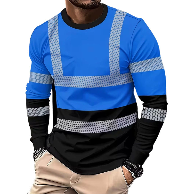 🏃‍♂️ Sportliches Herren-Longsleeve – feuchtigkeitsableitend, mit dezentem Print, für aktive Tage