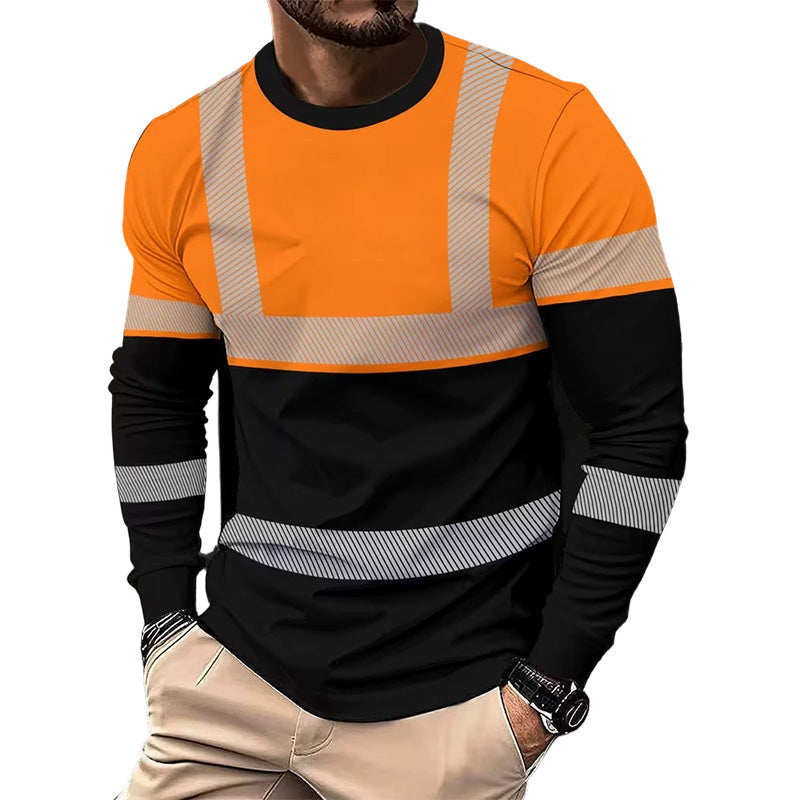 🏃‍♂️ Sportliches Herren-Longsleeve – feuchtigkeitsableitend, mit dezentem Print, für aktive Tage