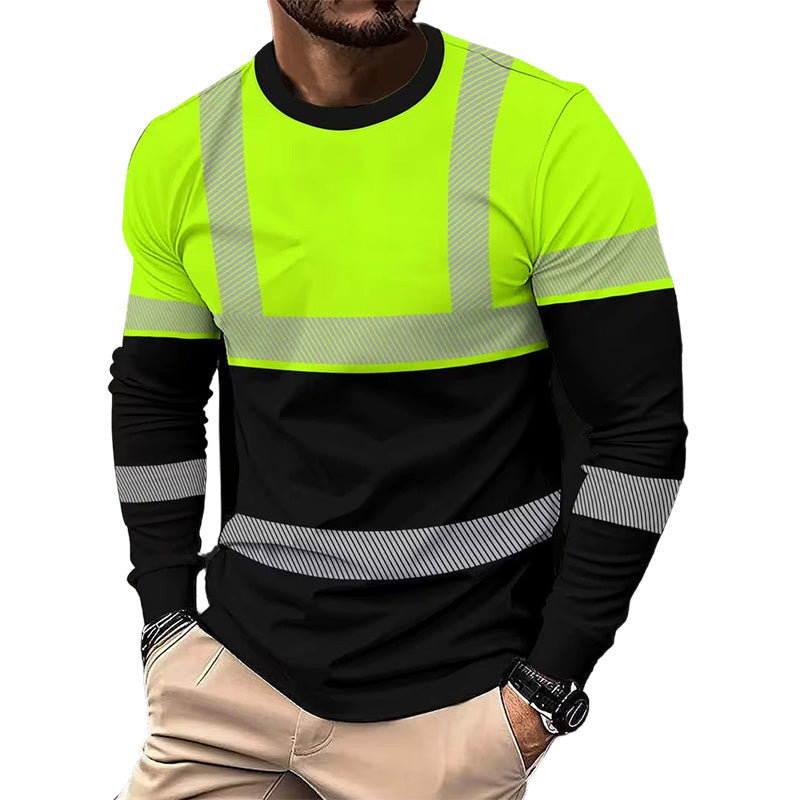 🏃‍♂️ Sportliches Herren-Longsleeve – feuchtigkeitsableitend, mit dezentem Print, für aktive Tage