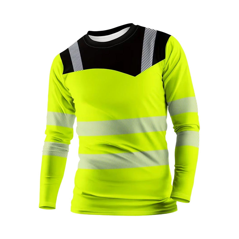 🏃‍♂️ Sportliches Herren-Longsleeve – feuchtigkeitsableitend, mit dezentem Print, für aktive Tage