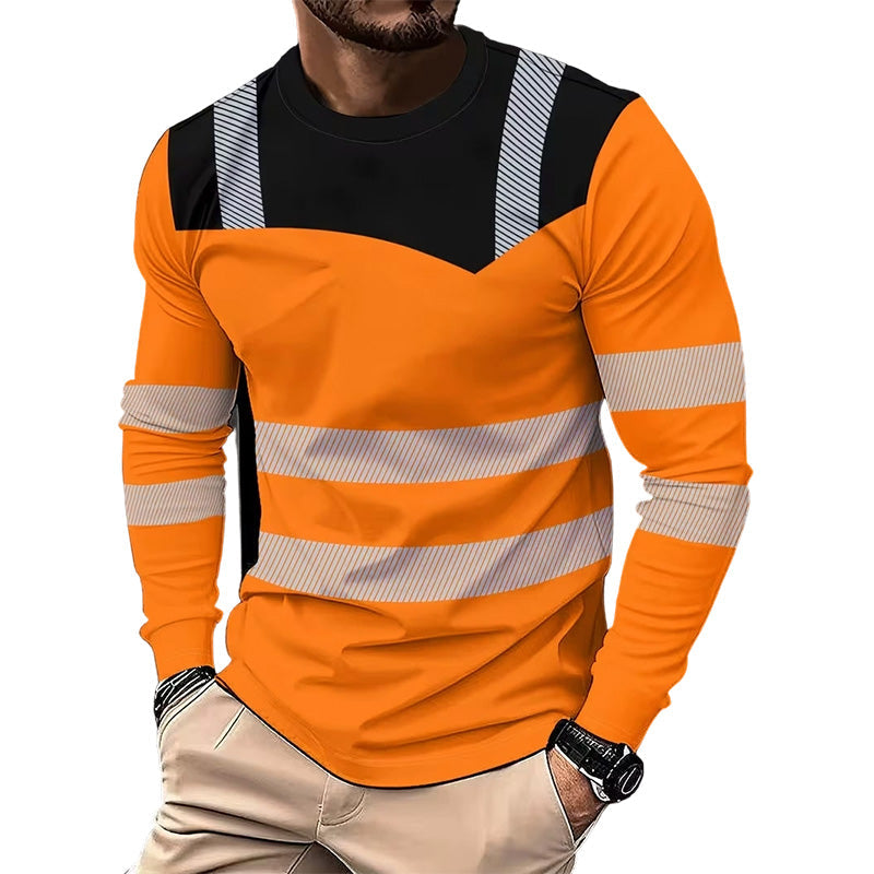 🏃‍♂️ Sportliches Herren-Longsleeve – feuchtigkeitsableitend, mit dezentem Print, für aktive Tage