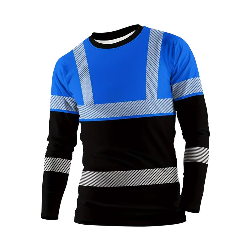 🏃‍♂️ Sportliches Herren-Longsleeve – feuchtigkeitsableitend, mit dezentem Print, für aktive Tage