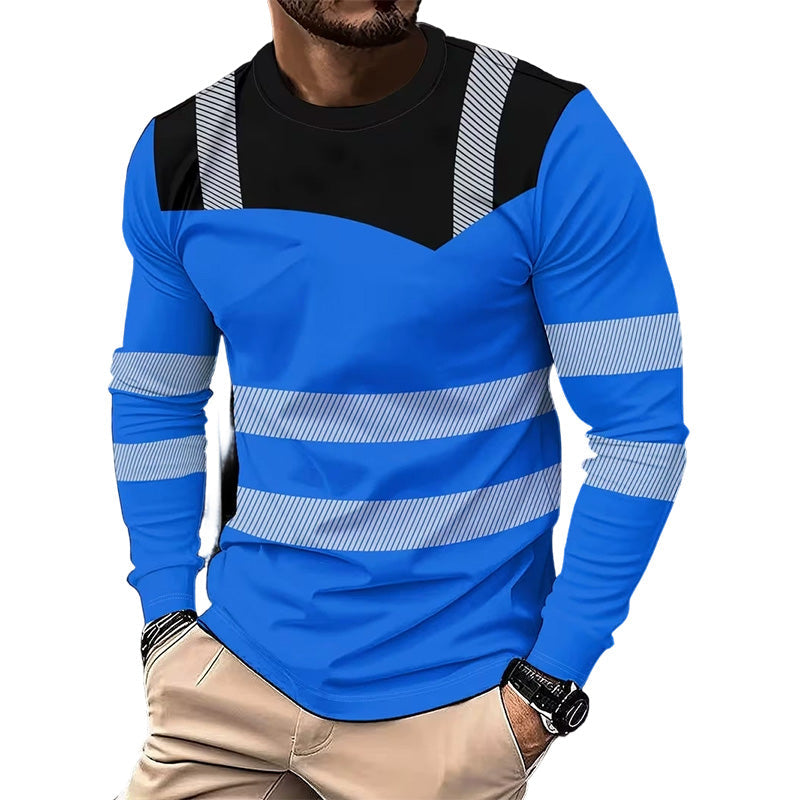 🏃‍♂️ Sportliches Herren-Longsleeve – feuchtigkeitsableitend, mit dezentem Print, für aktive Tage