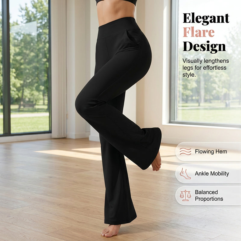 👖 50% RABATT! 🔥 Elastische Bootcut-Trainingshose für Damen – Schmeichelhafter Schnitt & uneingeschränkte Bewegungsfreiheit – Perfekt für Yoga, Fitness oder entspannte Tage zu Hause 🧘‍♀️💨