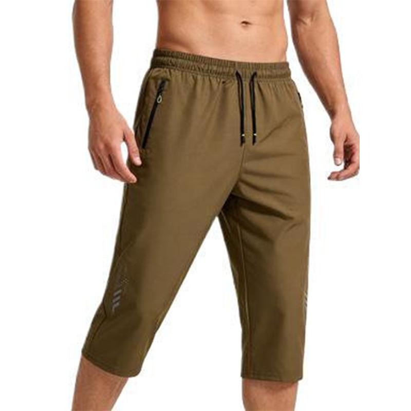 📢Mid-Season Sale: −50% nur für kurze Zeit⏰ 3/4-Jogginghose für Herren – Schnelltrocknend – Elastischer Bund, Reißverschlusstaschen, Leichtgewicht 🏃‍♂️