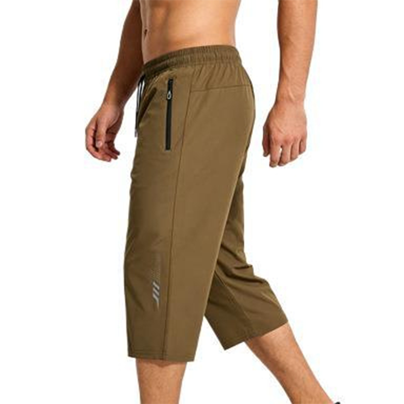 📢Mid-Season Sale: −50% nur für kurze Zeit⏰ 3/4-Jogginghose für Herren – Schnelltrocknend – Elastischer Bund, Reißverschlusstaschen, Leichtgewicht 🏃‍♂️