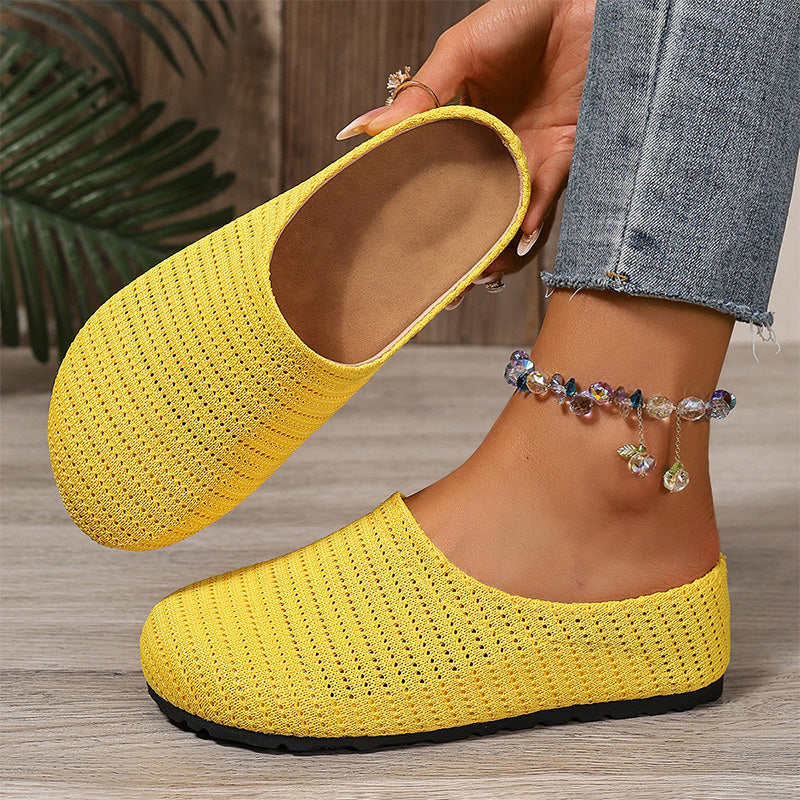 📢Mid-Season Sale: −50% nur für kurze Zeit⏰👟 Damen-Slip-On Mules aus atmungsaktivem Strick – leicht, bequem & perfekt für Zuhause, Büro & unterwegs ☀️🌸