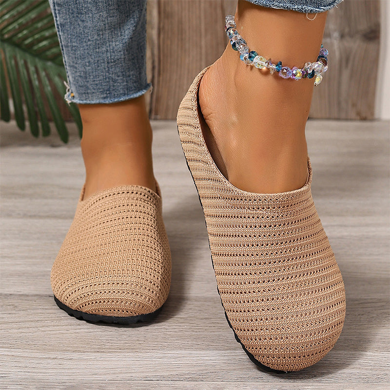 📢Mid-Season Sale: −50% nur für kurze Zeit⏰👟 Damen-Slip-On Mules aus atmungsaktivem Strick – leicht, bequem & perfekt für Zuhause, Büro & unterwegs ☀️🌸