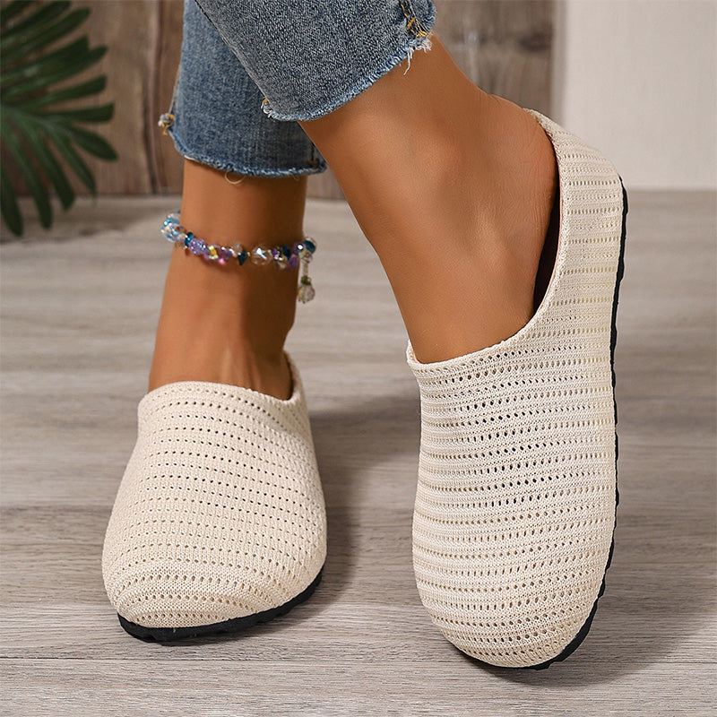 📢Mid-Season Sale: −50% nur für kurze Zeit⏰👟 Damen-Slip-On Mules aus atmungsaktivem Strick – leicht, bequem & perfekt für Zuhause, Büro & unterwegs ☀️🌸