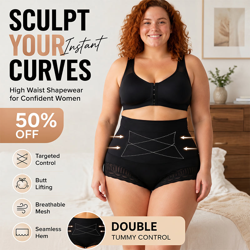 ⏰ 50 % RABATT – Nur für kurze Zeit ✨ 🍑 Straffende Shapewear-Panties – mit Bauch- & Po-Effekt, atmungsaktiv & unsichtbar unter enger Kleidung